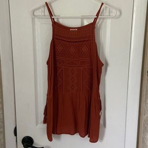 Burnt orange top